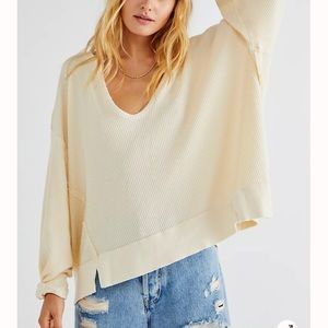 Free People Buttercup Thermal NWT XL